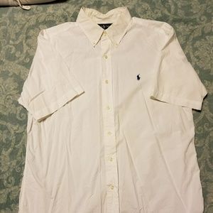 White short sleeve Polo by Ralph Lauren shirt